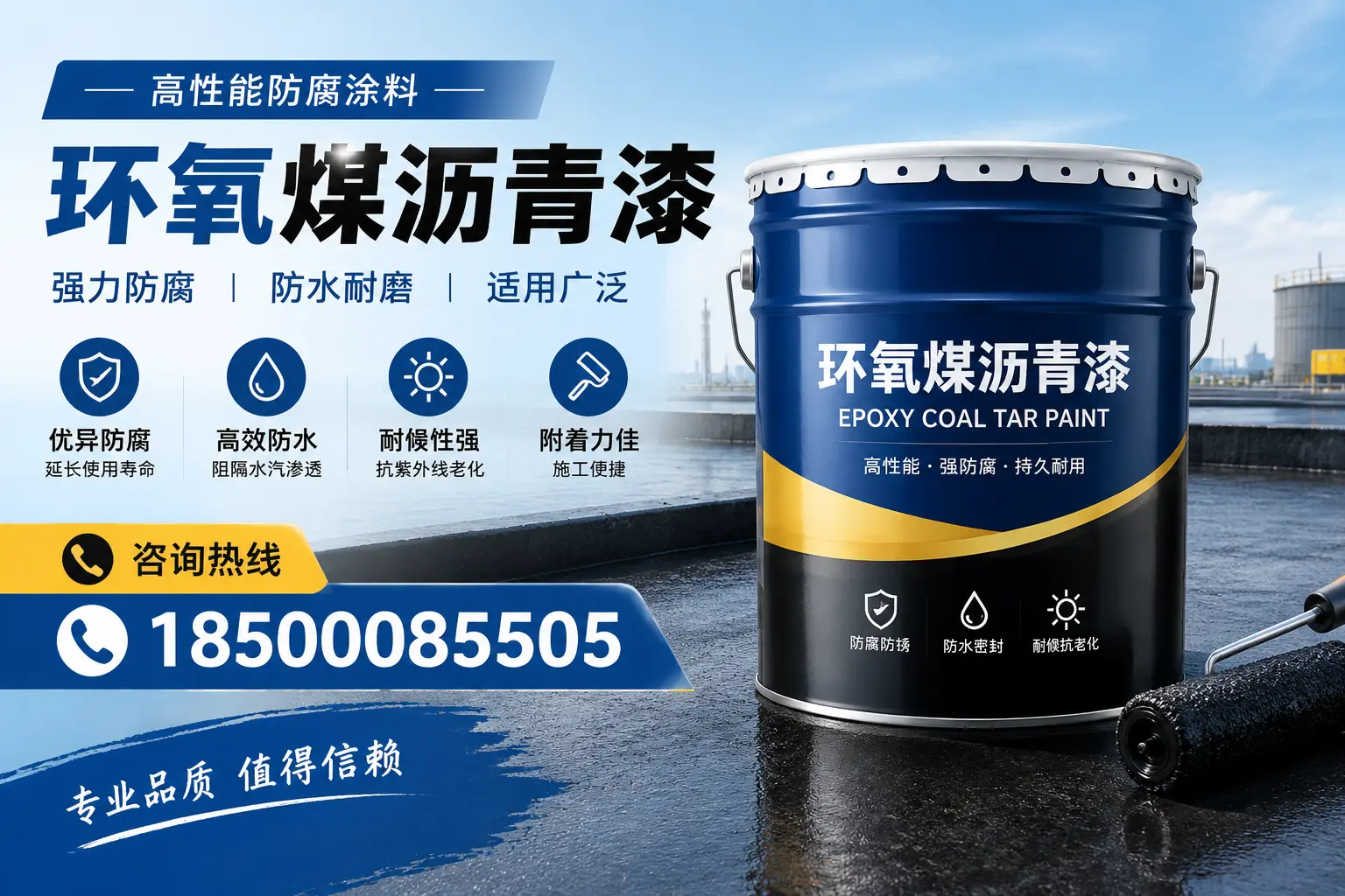 环氧煤沥青漆的主要成分与功能，中卫用户深度了解