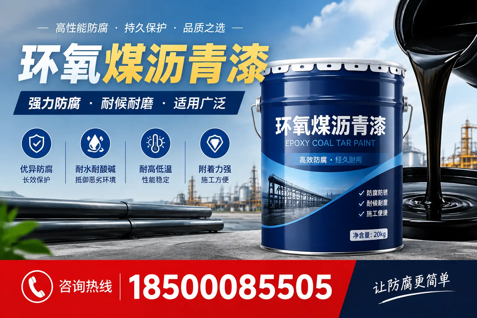 环氧煤沥青漆在不同气候条件下的表现分析，中卫适用性